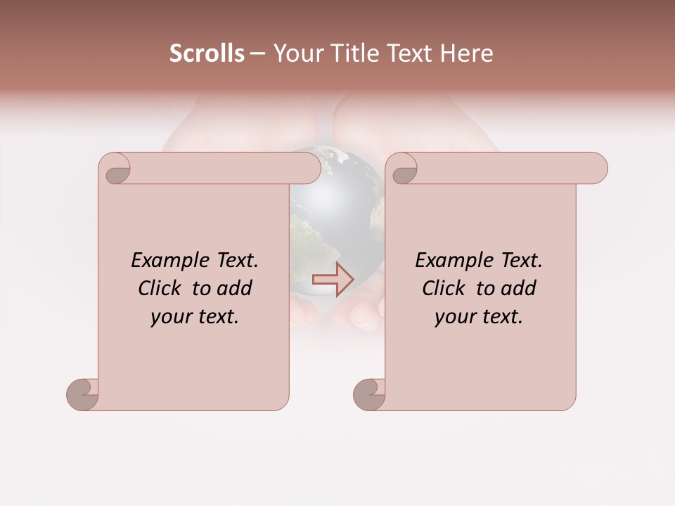 Person International Ecological PowerPoint Template