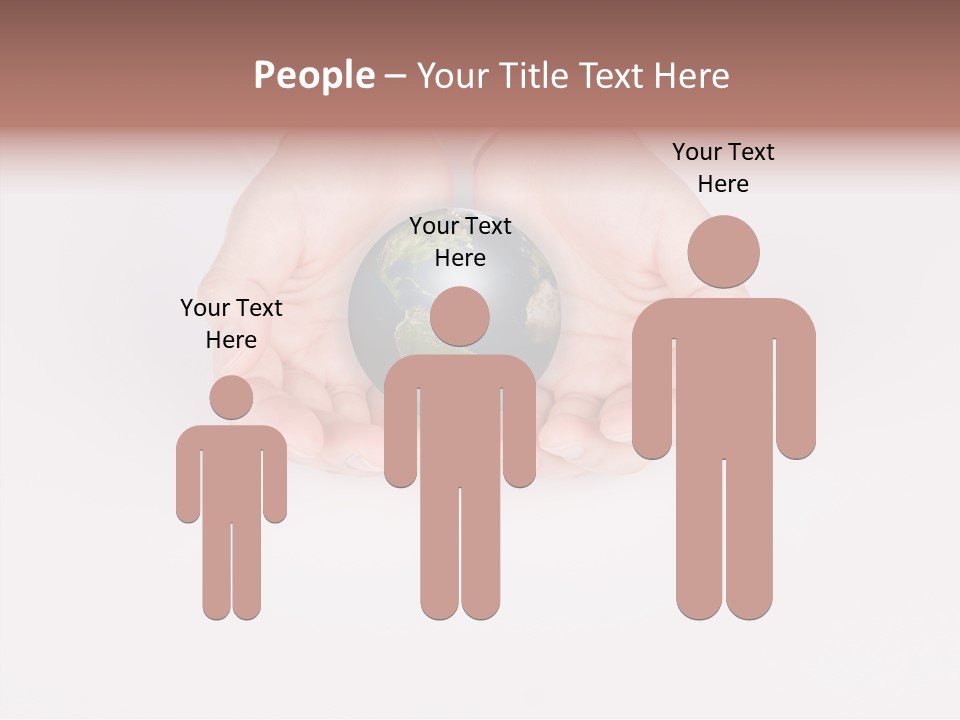 Person International Ecological PowerPoint Template