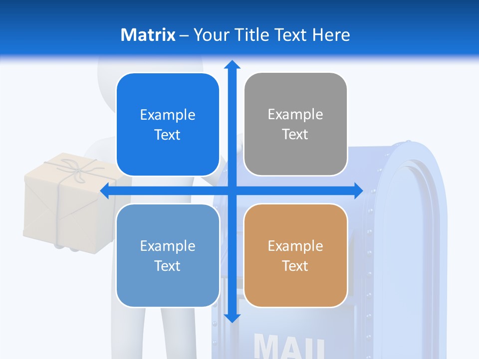 Messenger Postage Packet PowerPoint Template
