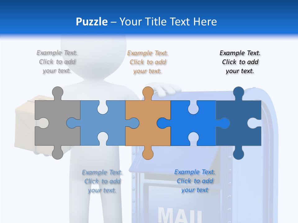 Messenger Postage Packet PowerPoint Template