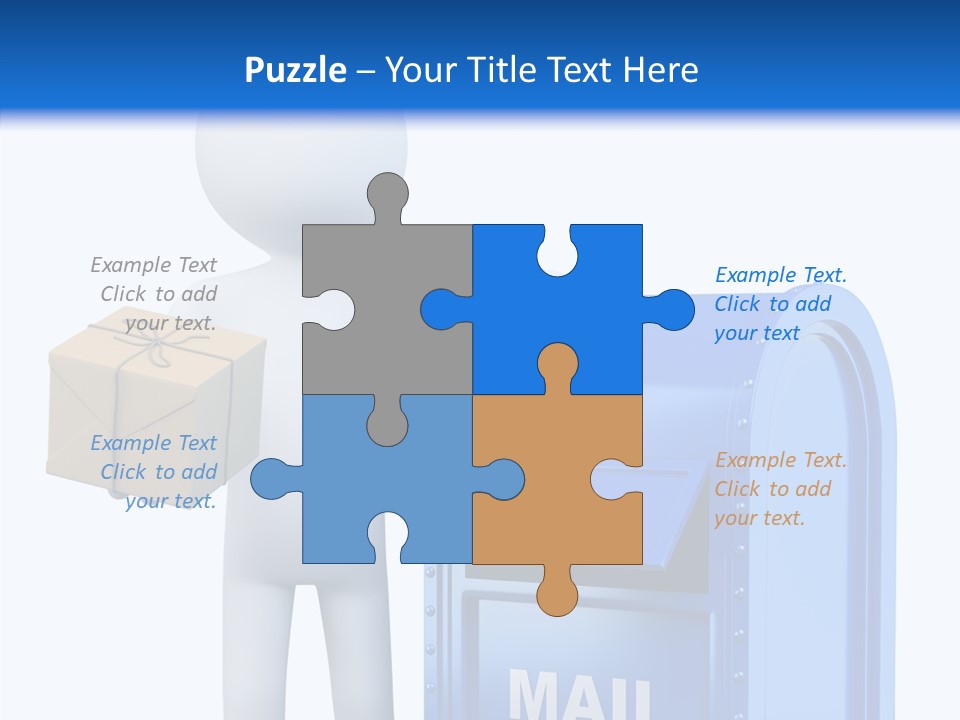 Messenger Postage Packet PowerPoint Template