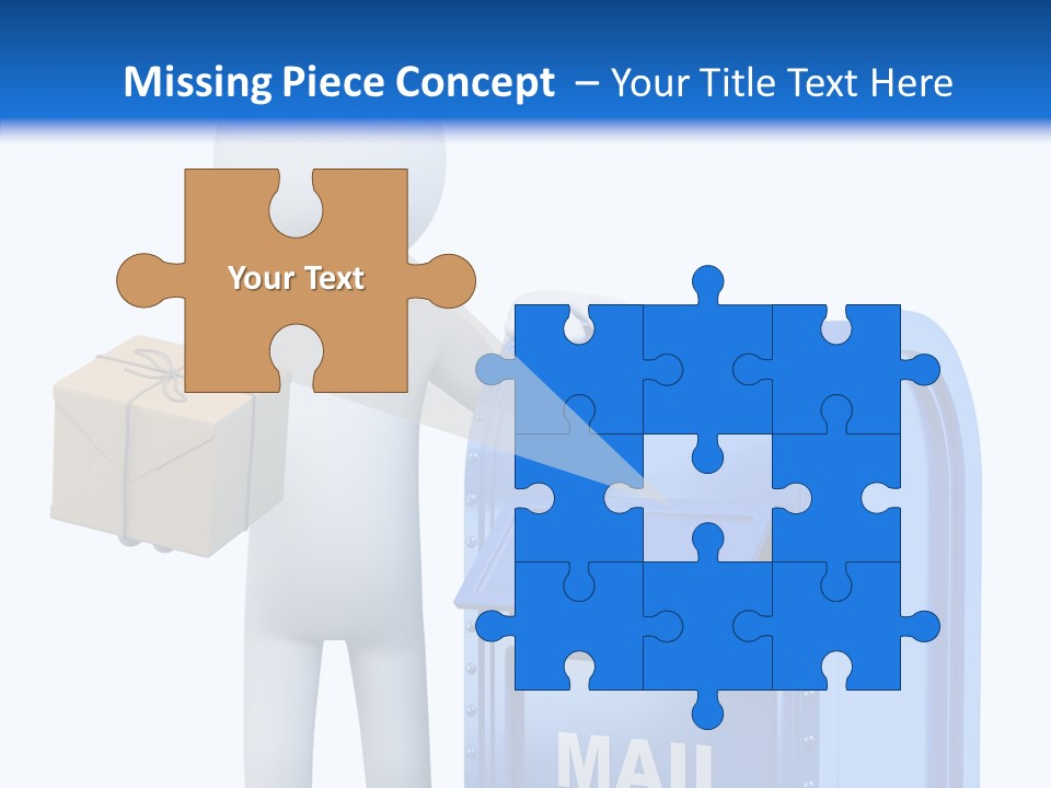 Messenger Postage Packet PowerPoint Template