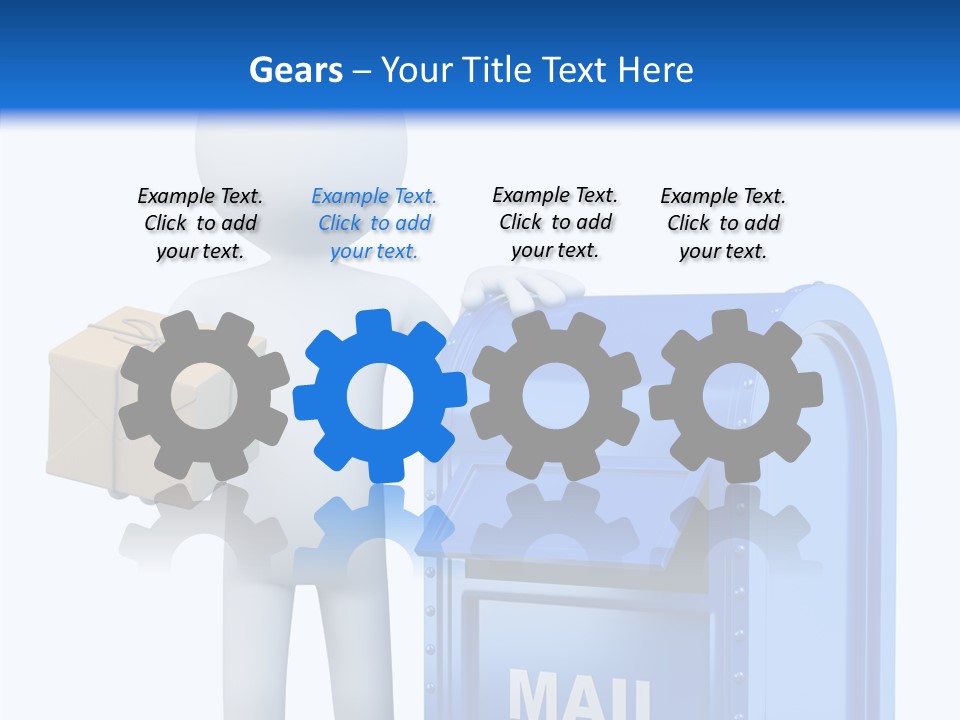 Messenger Postage Packet PowerPoint Template