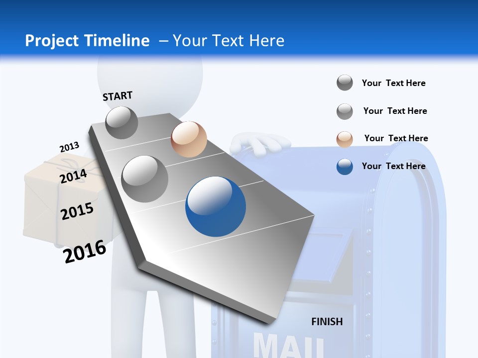 Messenger Postage Packet PowerPoint Template