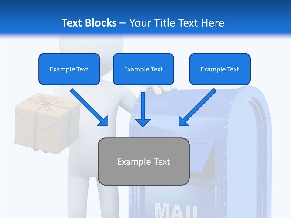 Messenger Postage Packet PowerPoint Template