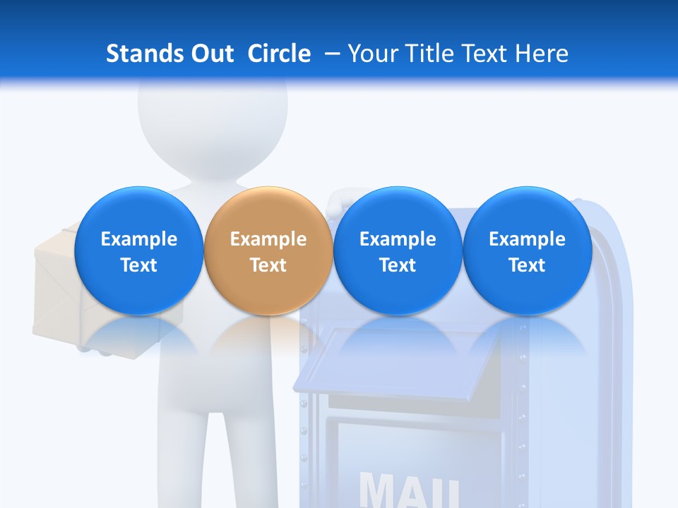 Messenger Postage Packet PowerPoint Template