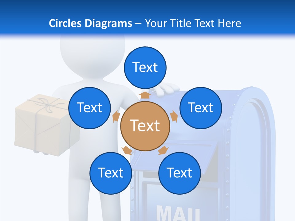 Messenger Postage Packet PowerPoint Template