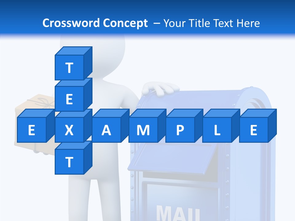 Messenger Postage Packet PowerPoint Template