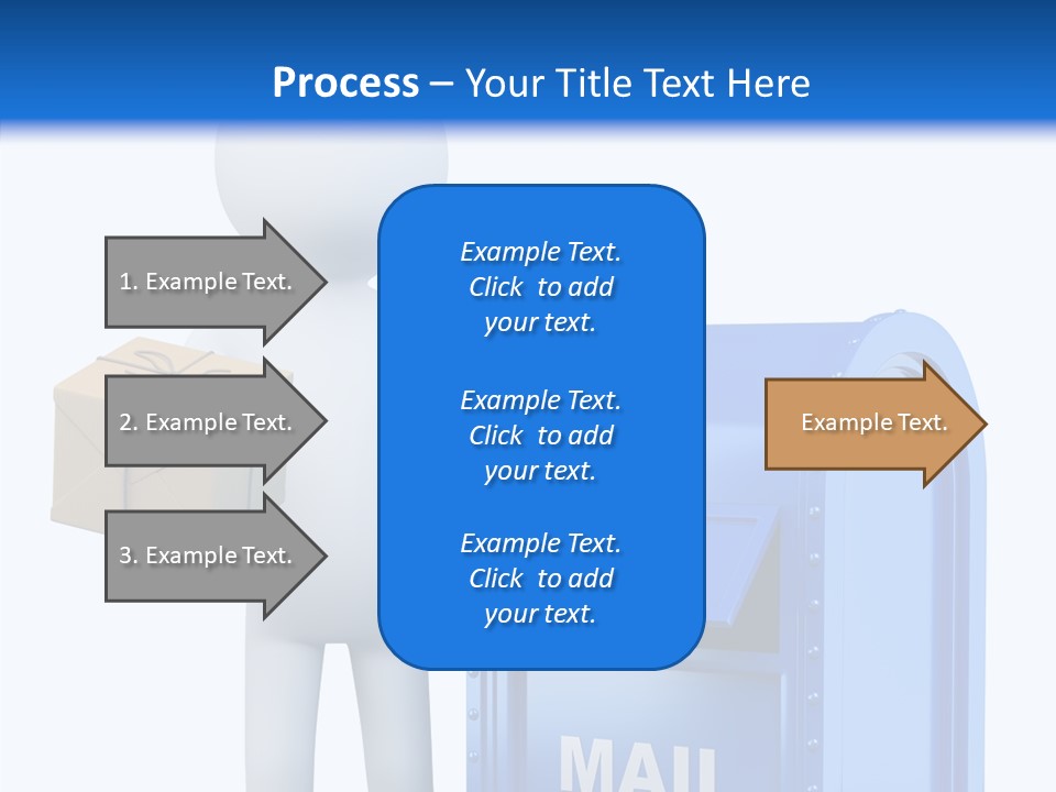 Messenger Postage Packet PowerPoint Template
