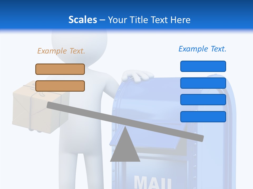 Messenger Postage Packet PowerPoint Template
