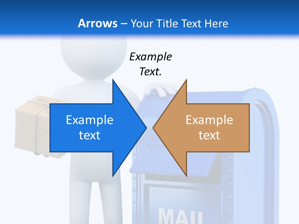Messenger Postage Packet PowerPoint Template