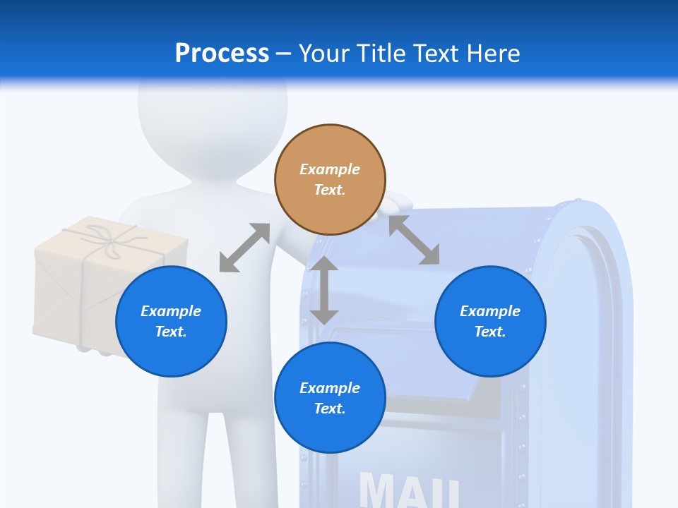 Messenger Postage Packet PowerPoint Template