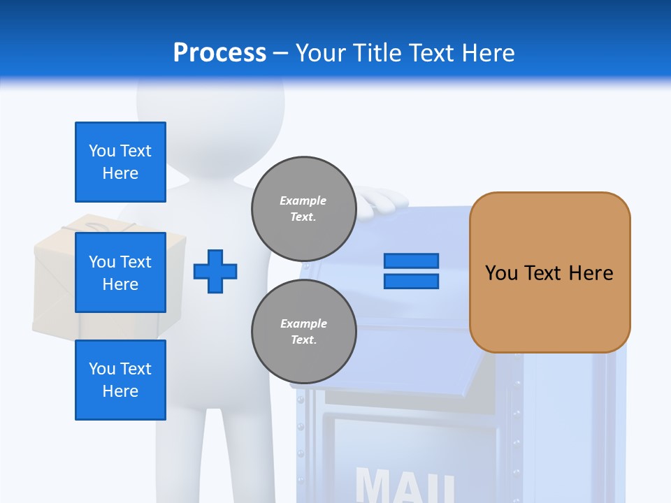 Messenger Postage Packet PowerPoint Template