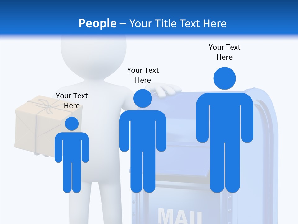 Messenger Postage Packet PowerPoint Template