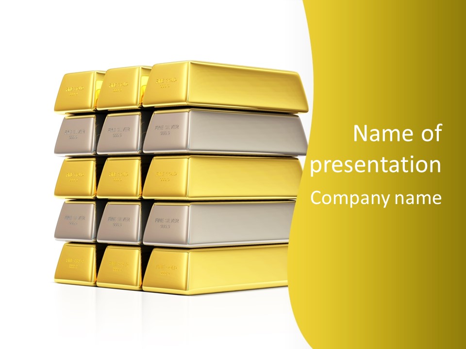 Platinum Stacked Reserve PowerPoint Template