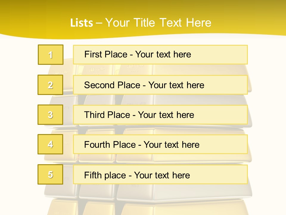 Platinum Stacked Reserve PowerPoint Template