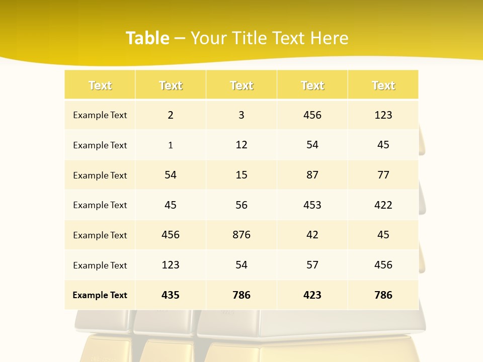 Platinum Stacked Reserve PowerPoint Template