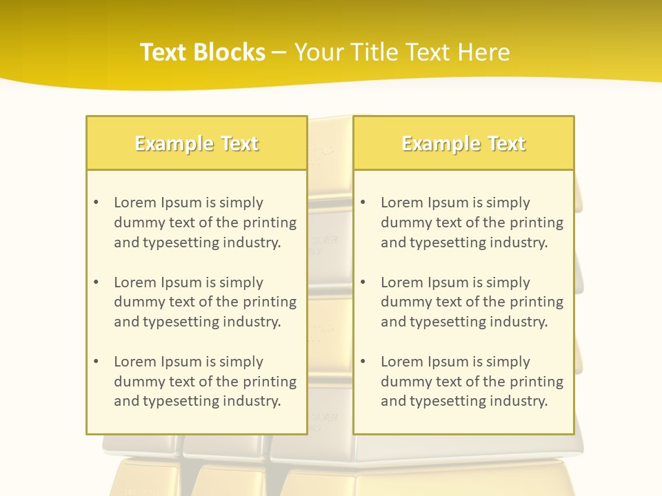 Platinum Stacked Reserve PowerPoint Template