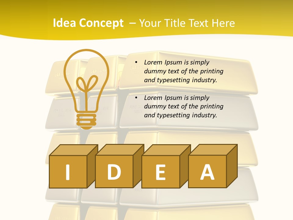 Platinum Stacked Reserve PowerPoint Template