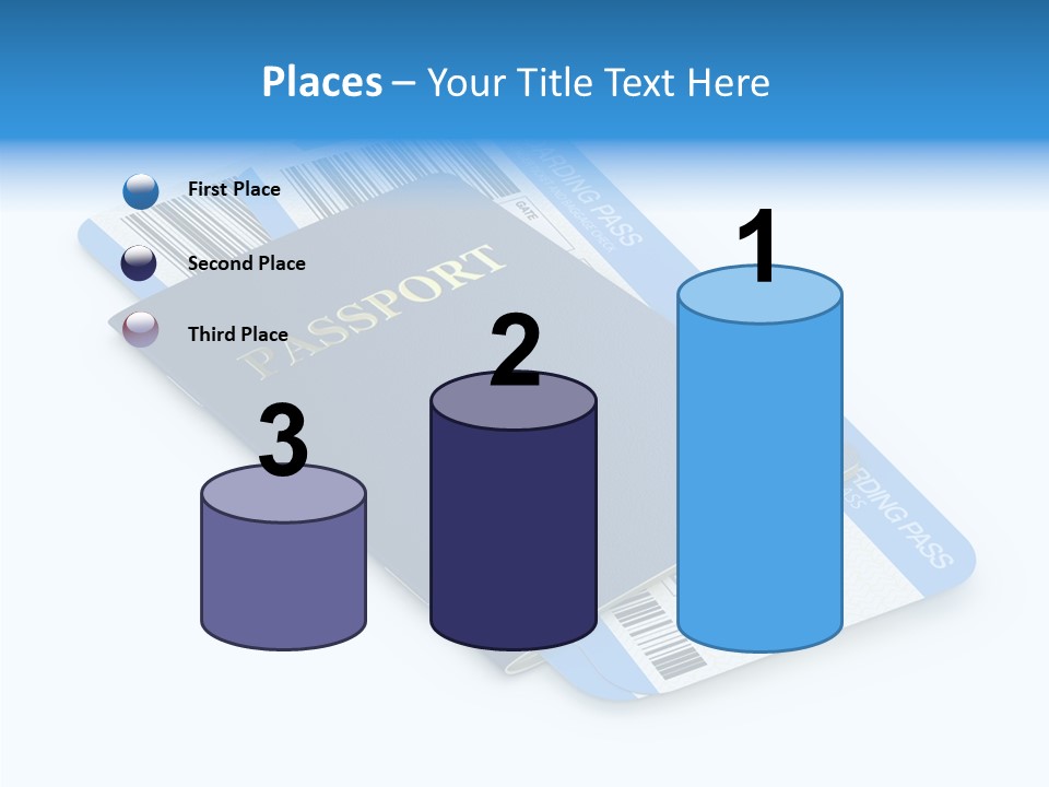 Barcode Flight Business PowerPoint Template