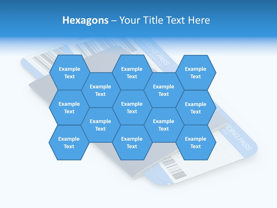 Barcode Flight Business PowerPoint Template