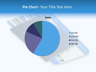 Barcode Flight Business PowerPoint Template