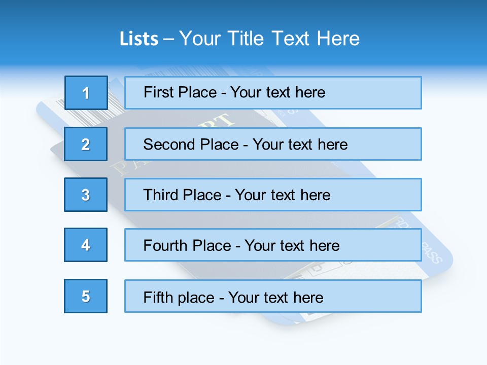 Barcode Flight Business PowerPoint Template