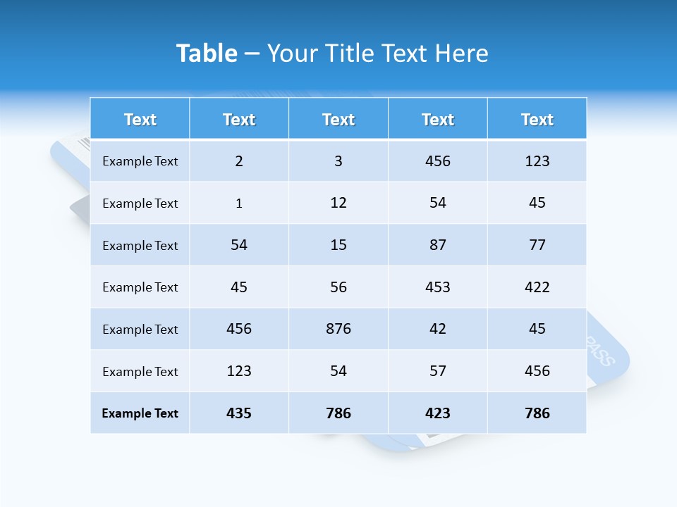 Barcode Flight Business PowerPoint Template