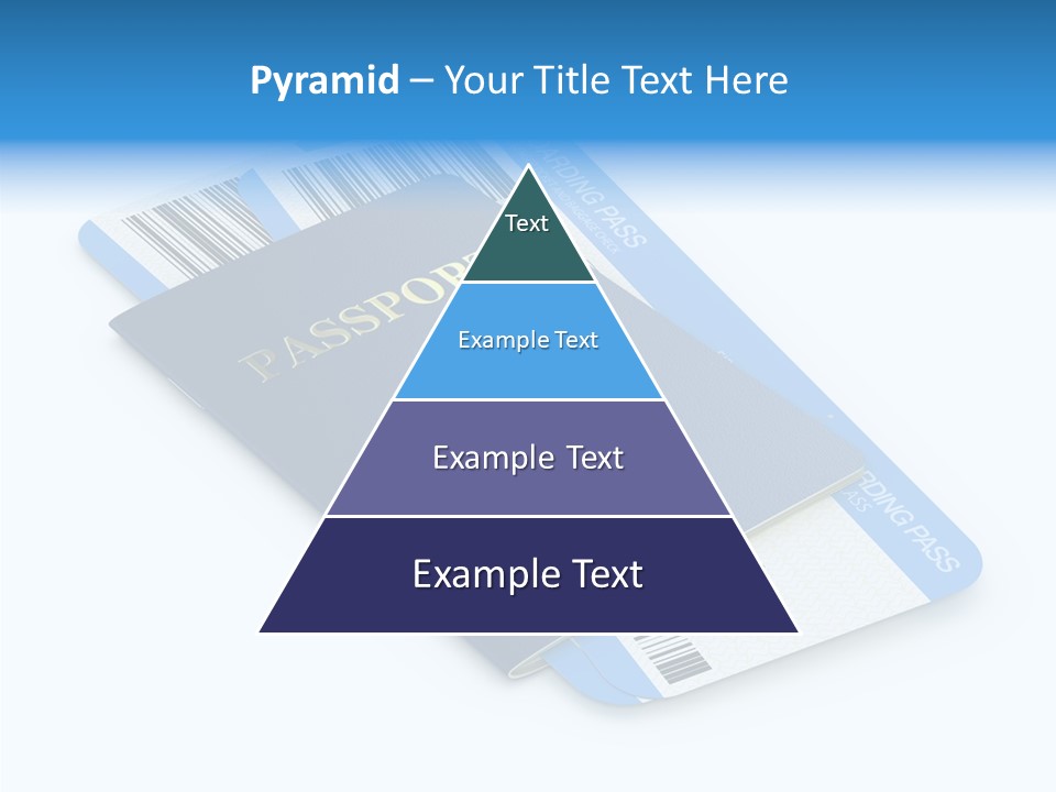 Barcode Flight Business PowerPoint Template