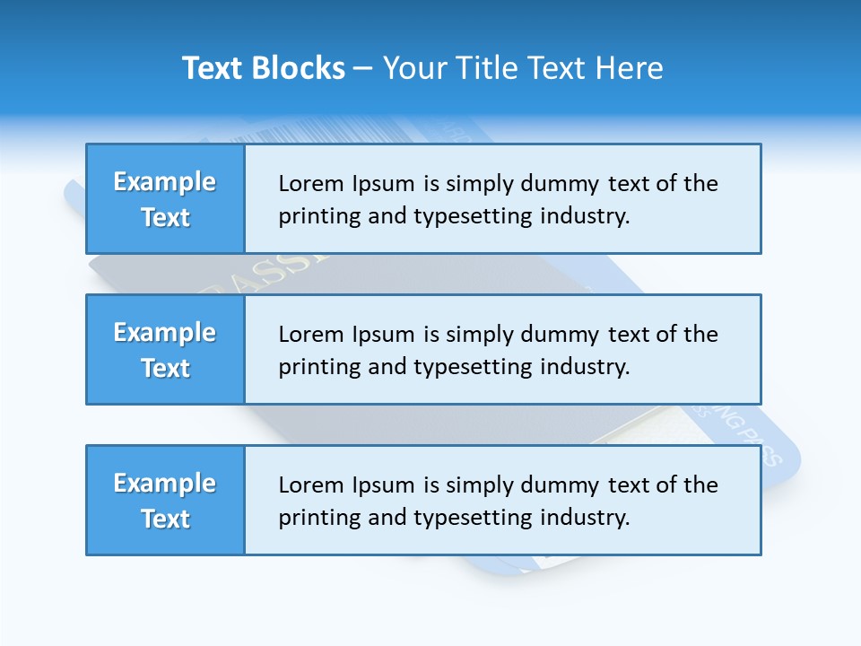 Barcode Flight Business PowerPoint Template