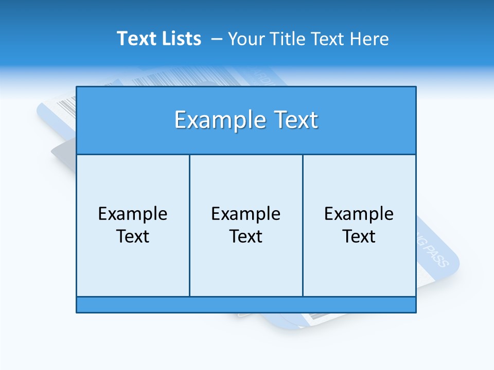 Barcode Flight Business PowerPoint Template