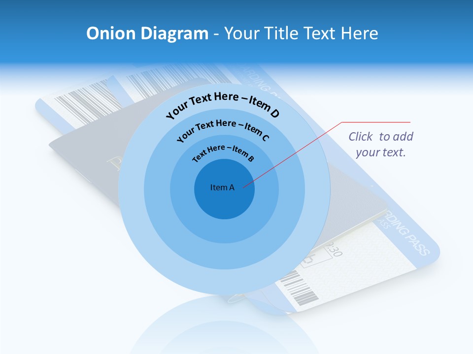 Barcode Flight Business PowerPoint Template