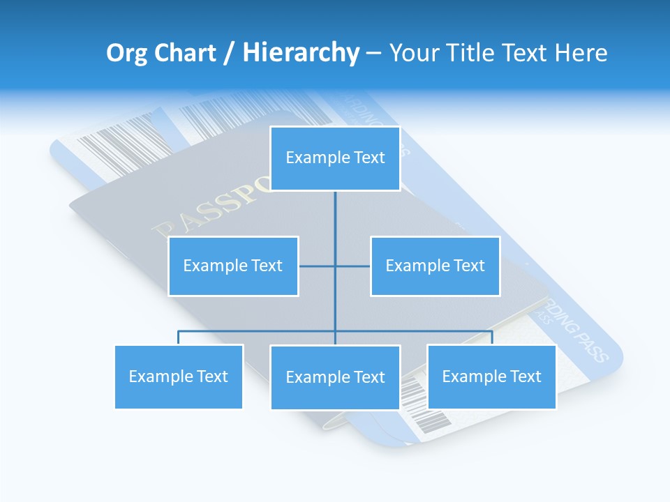 Barcode Flight Business PowerPoint Template