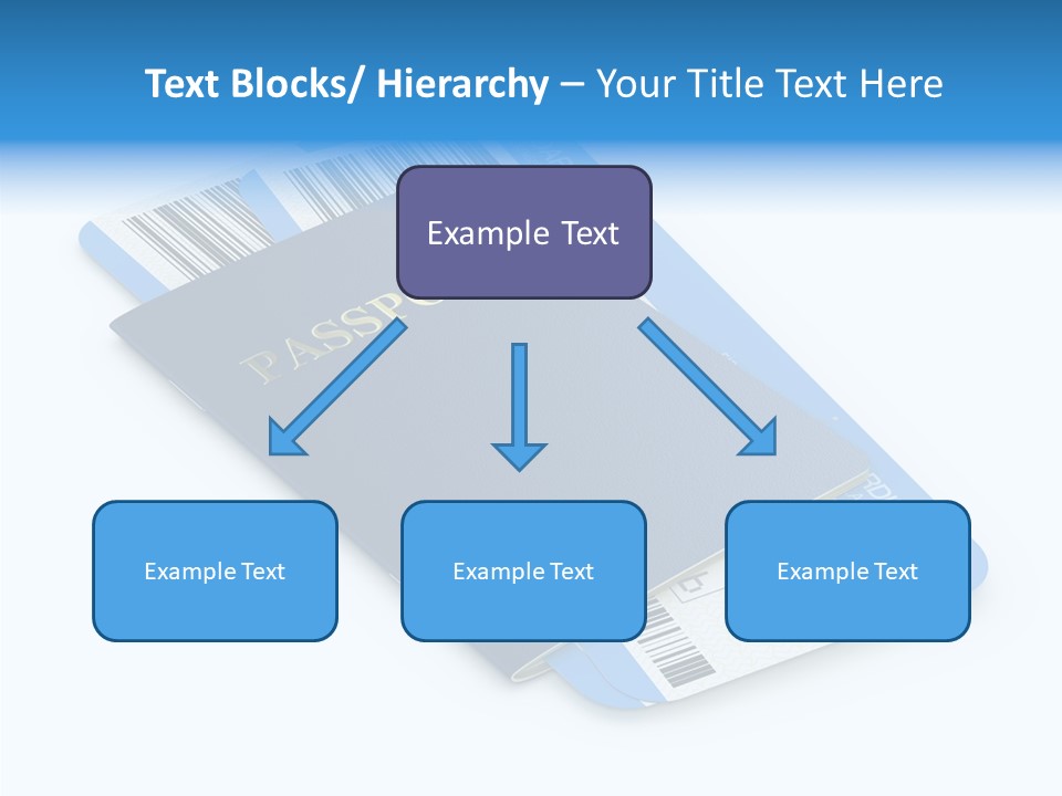 Barcode Flight Business PowerPoint Template