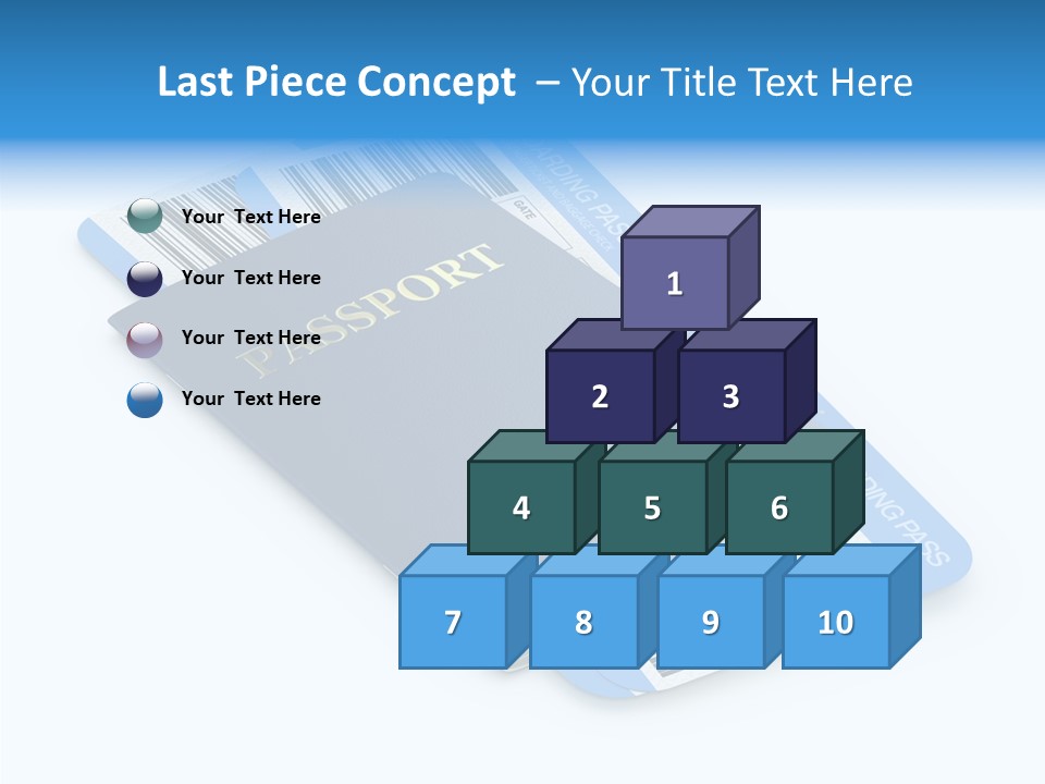 Barcode Flight Business PowerPoint Template