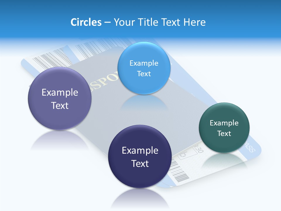 Barcode Flight Business PowerPoint Template