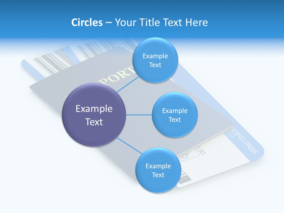 Barcode Flight Business PowerPoint Template