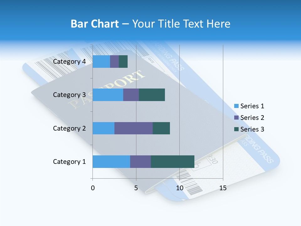 Barcode Flight Business PowerPoint Template