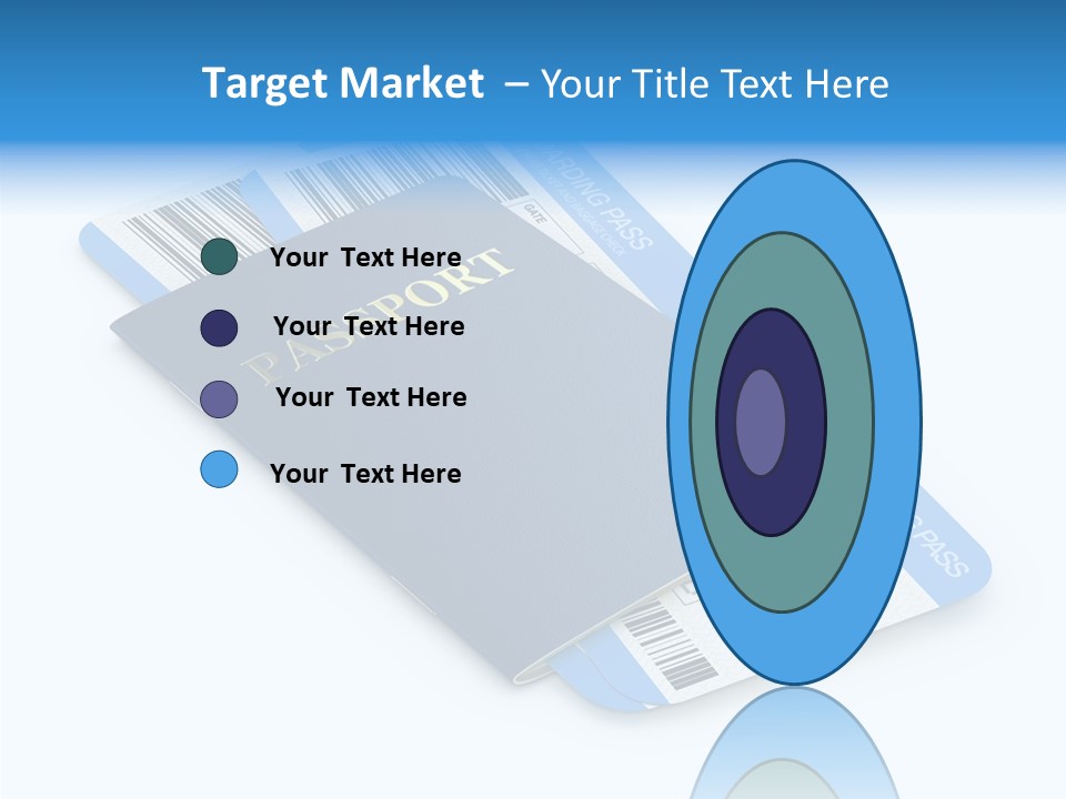 Barcode Flight Business PowerPoint Template
