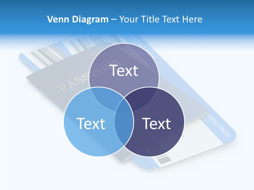 Barcode Flight Business PowerPoint Template