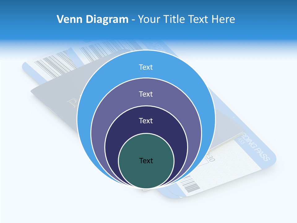 Barcode Flight Business PowerPoint Template