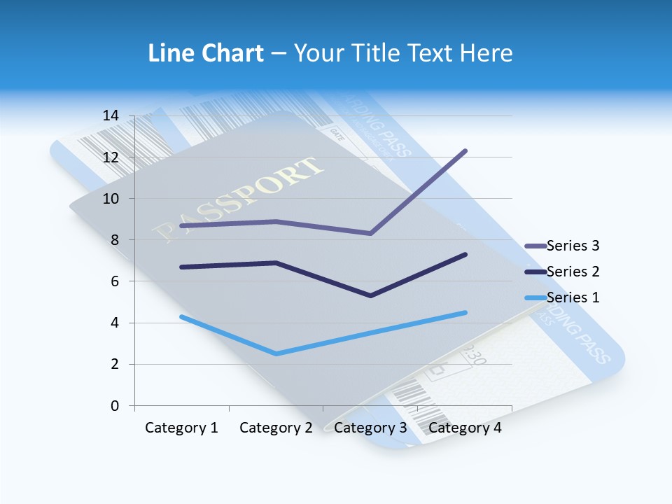 Barcode Flight Business PowerPoint Template
