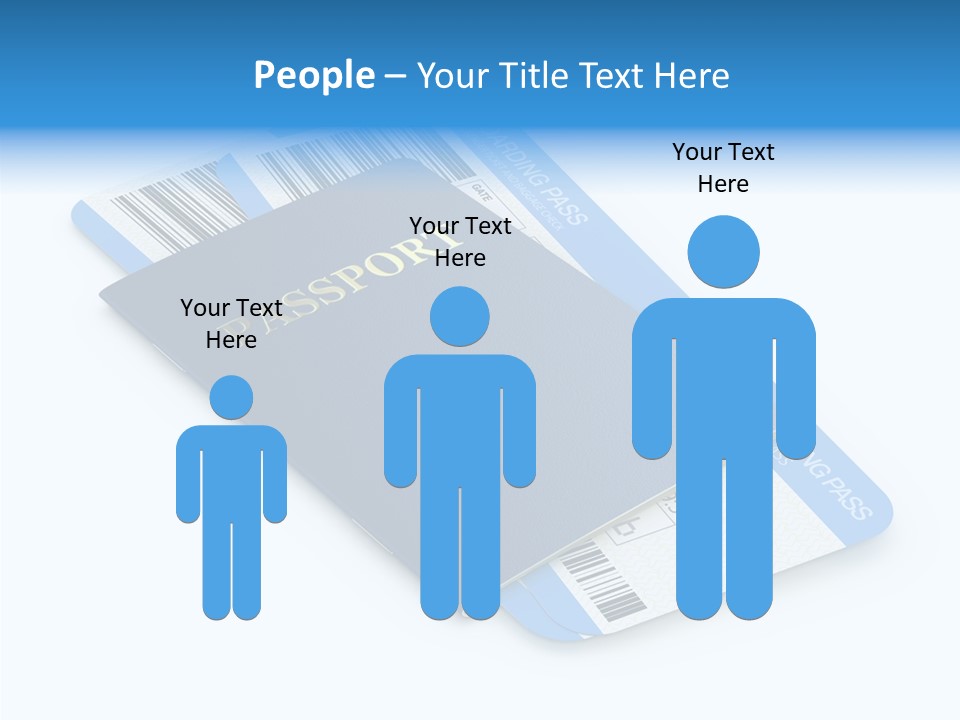 Barcode Flight Business PowerPoint Template