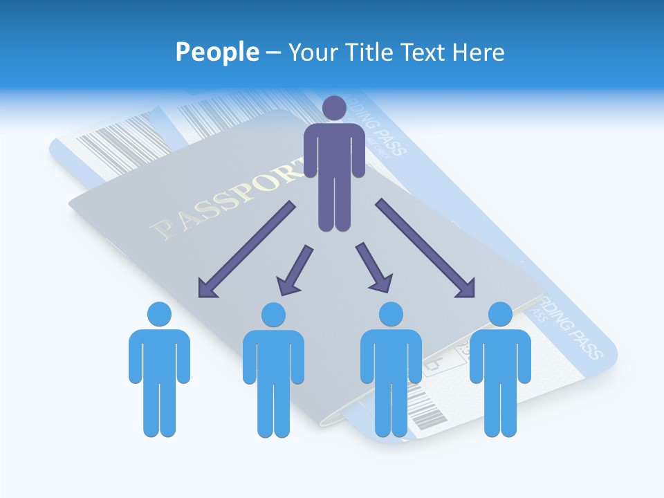 Barcode Flight Business PowerPoint Template