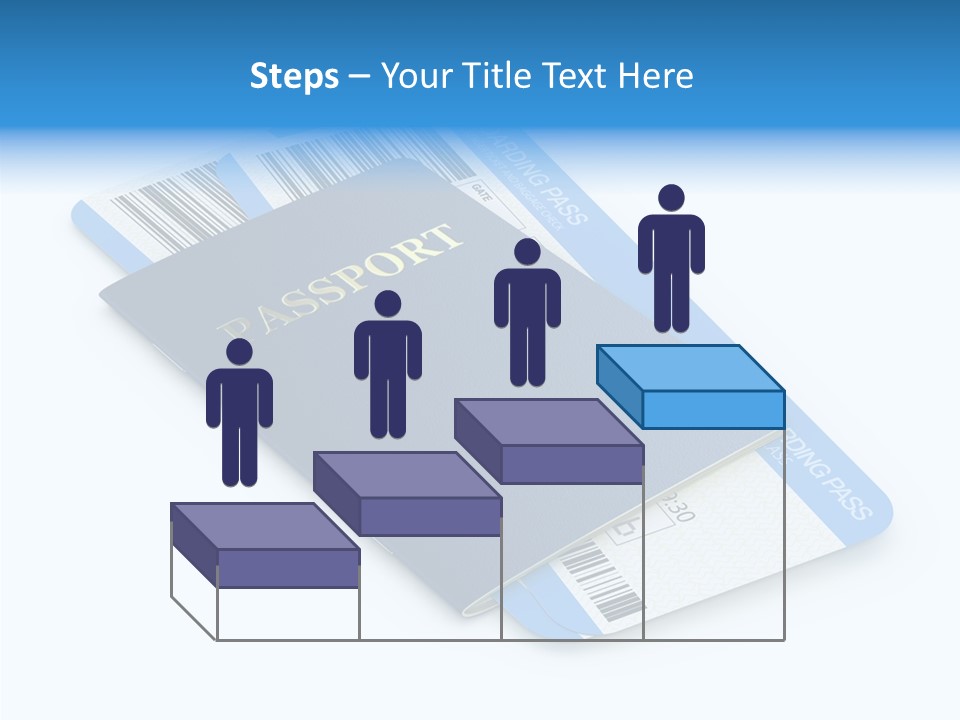 Barcode Flight Business PowerPoint Template