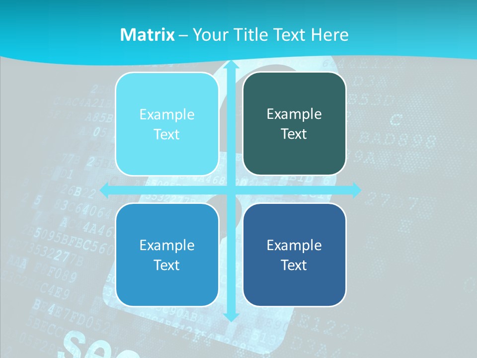 Internet Network Binary PowerPoint Template