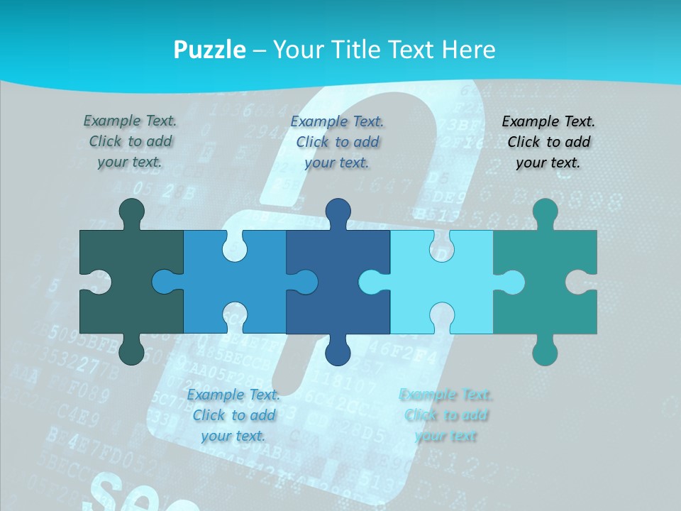 Internet Network Binary PowerPoint Template