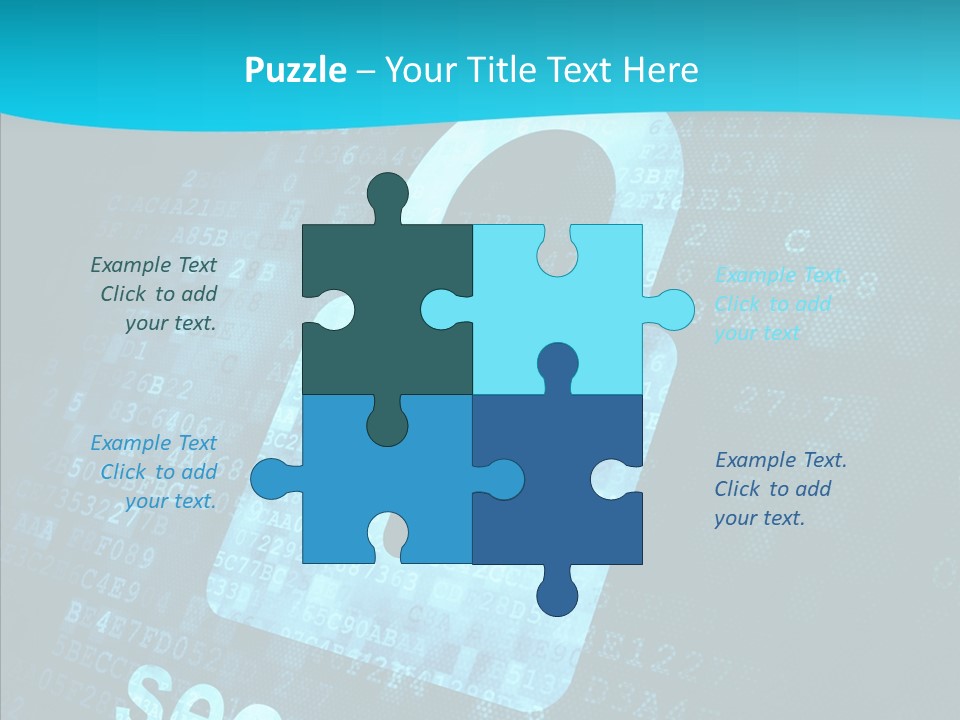 Internet Network Binary PowerPoint Template
