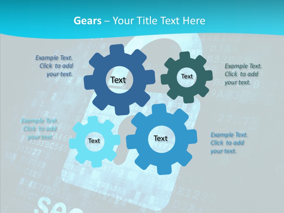 Internet Network Binary PowerPoint Template