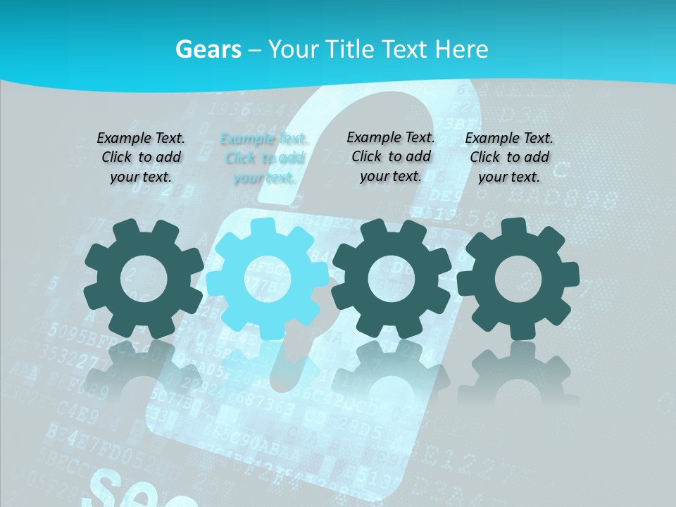 Internet Network Binary PowerPoint Template